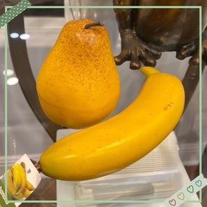❤️free❤️So real looking peal&banana